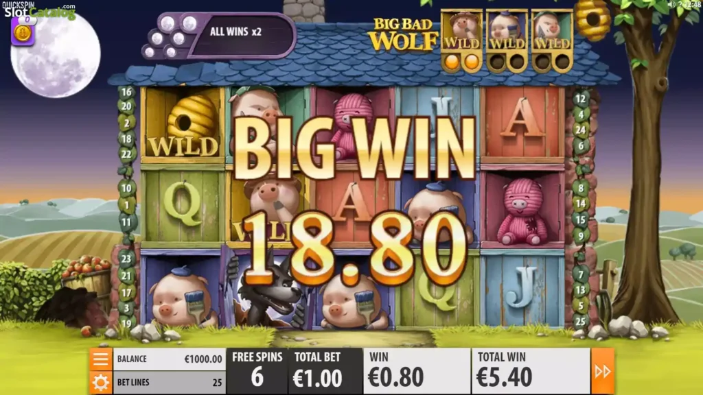 big bad wolf big win